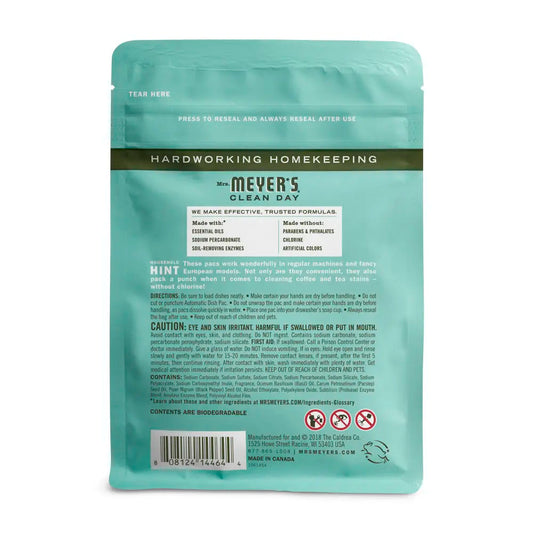 Mrs. Meyer's Basil Automatic Dish Packs Home Care