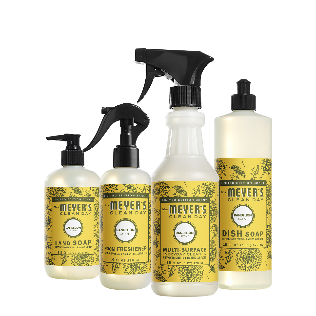 Mrs. Meyer's Dandelion Home Care Collection