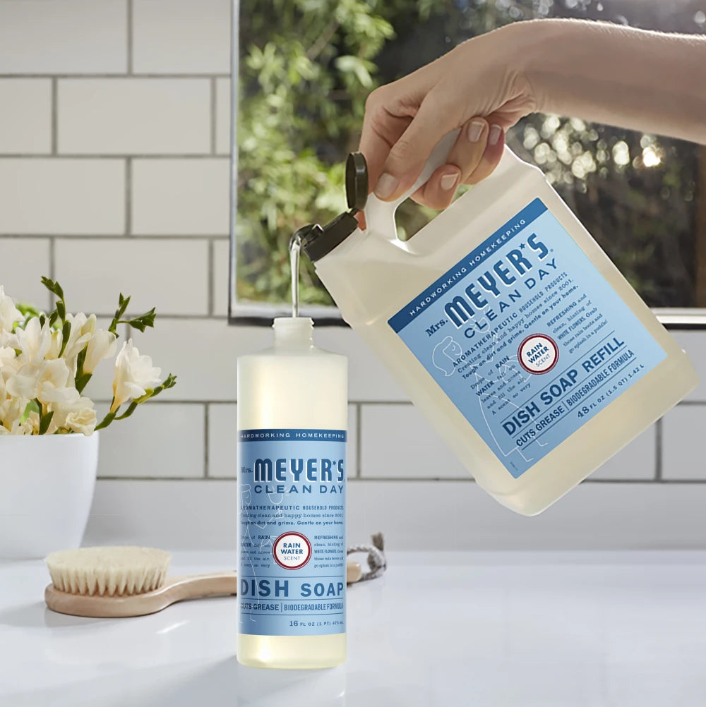Mrs. Meyer's Rain Water Dish Soap Refill Home Essential