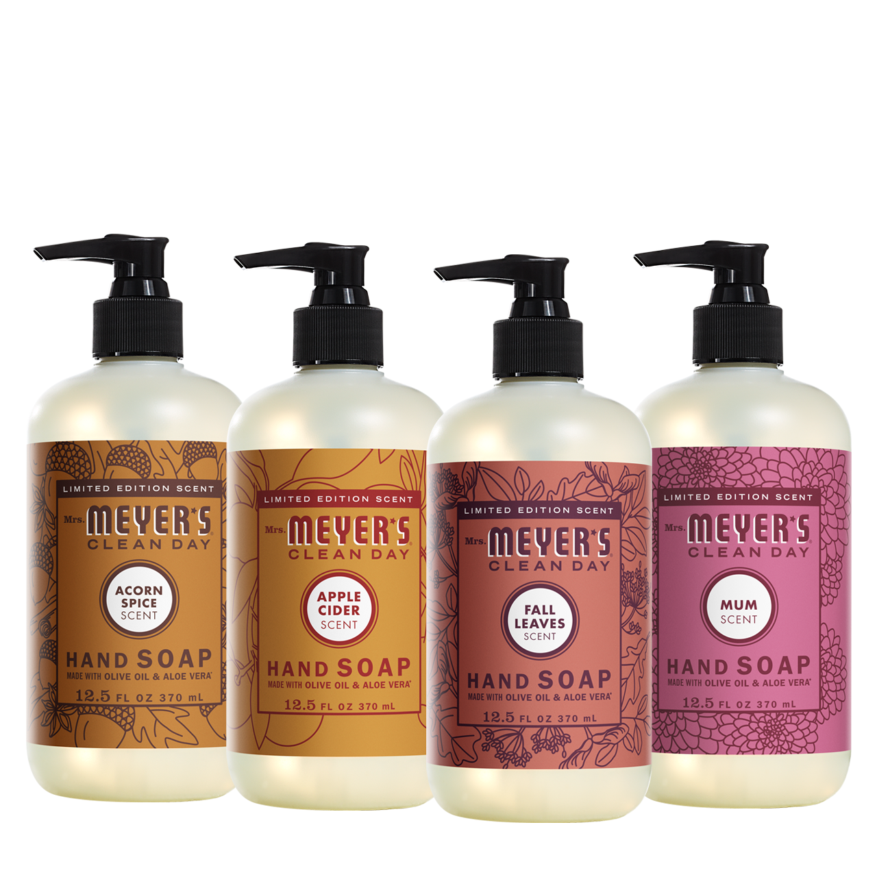 Mrs. Meyer's Fall Seasonal Hand Soap Home Care Collection