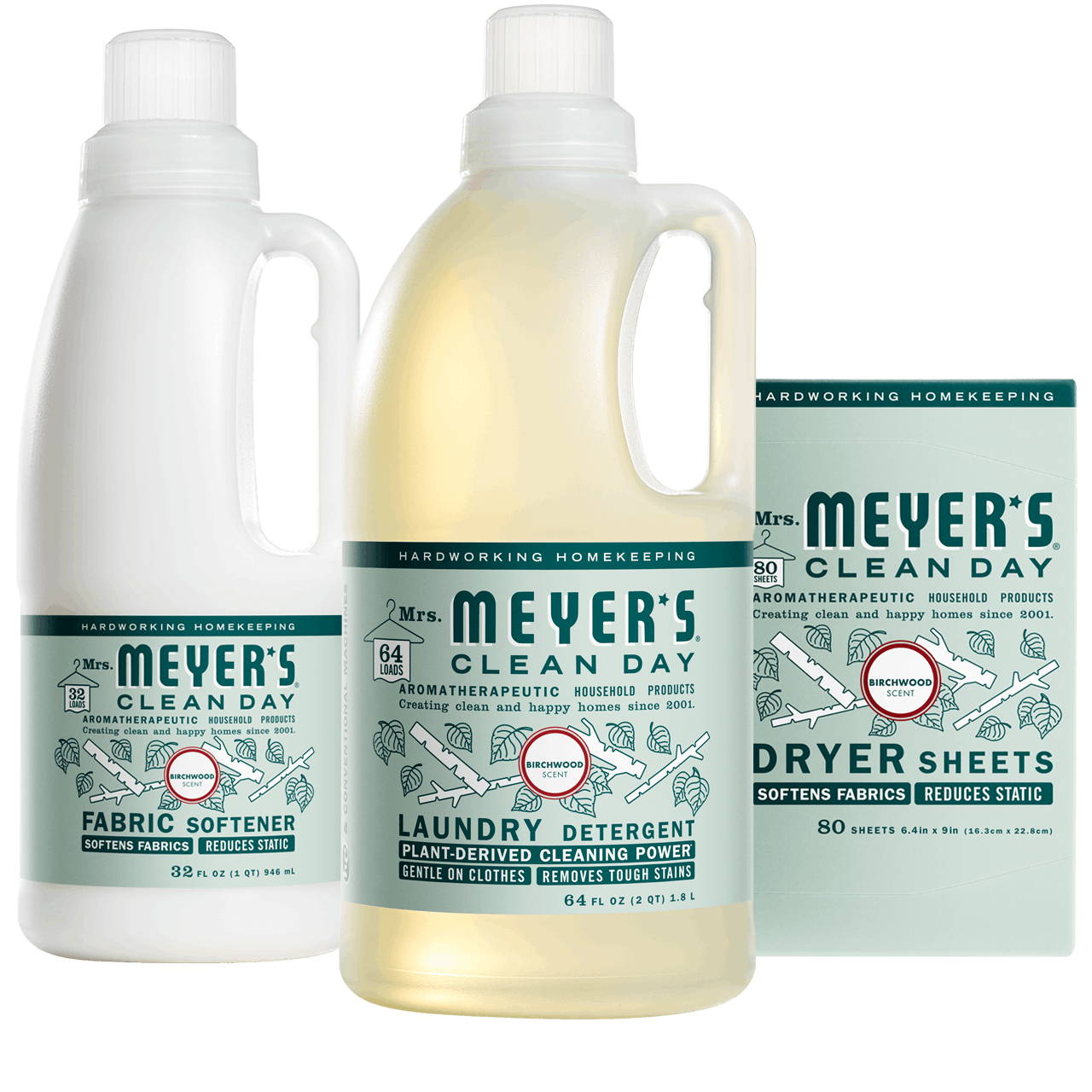 Mrs. Meyer's Birchwood Laundry Set Gift-Ready