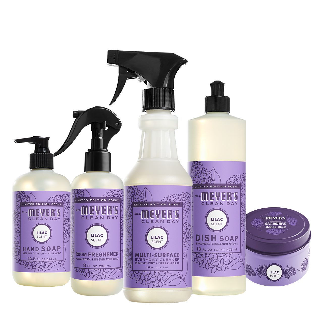 Mrs. Meyer's Lilac Home Care Collection