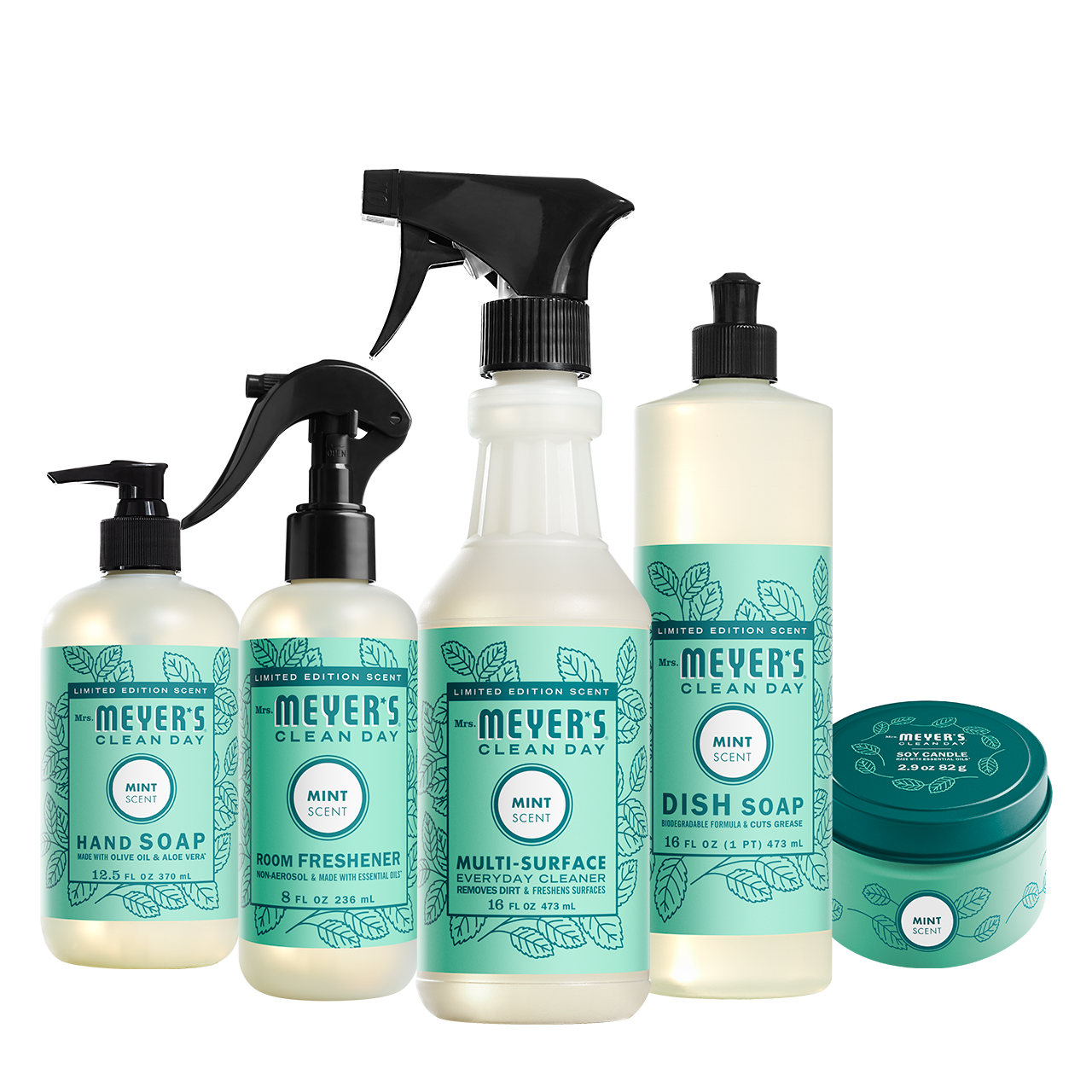 Mrs. Meyer's Mint Home Care Collection