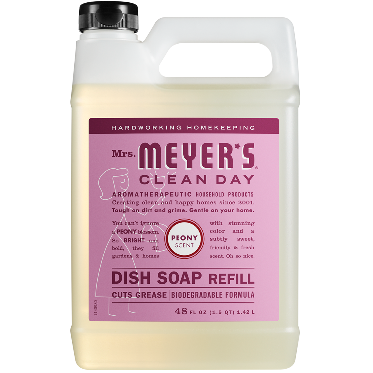 Mrs. Meyer's Peony Liquid Hand Soap & Refill Set Gift-Ready