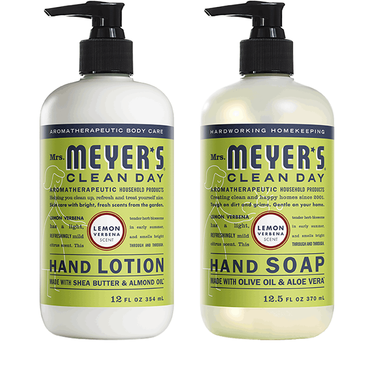 Mrs. Meyer's Lemon Verbena Hand Care Essentials Set