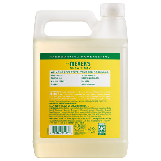 Mrs. Meyer's Honeysuckle Dish Soap Refill Home Essential