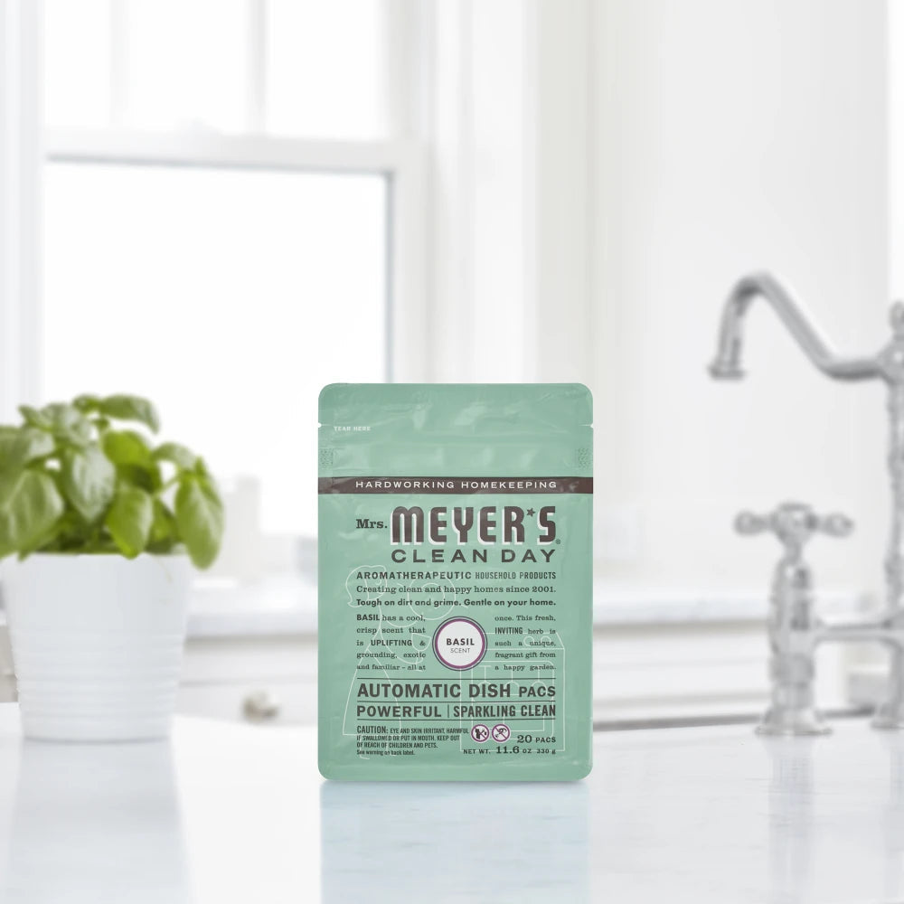 Mrs. Meyer's Basil Automatic Dish Packs Home Care