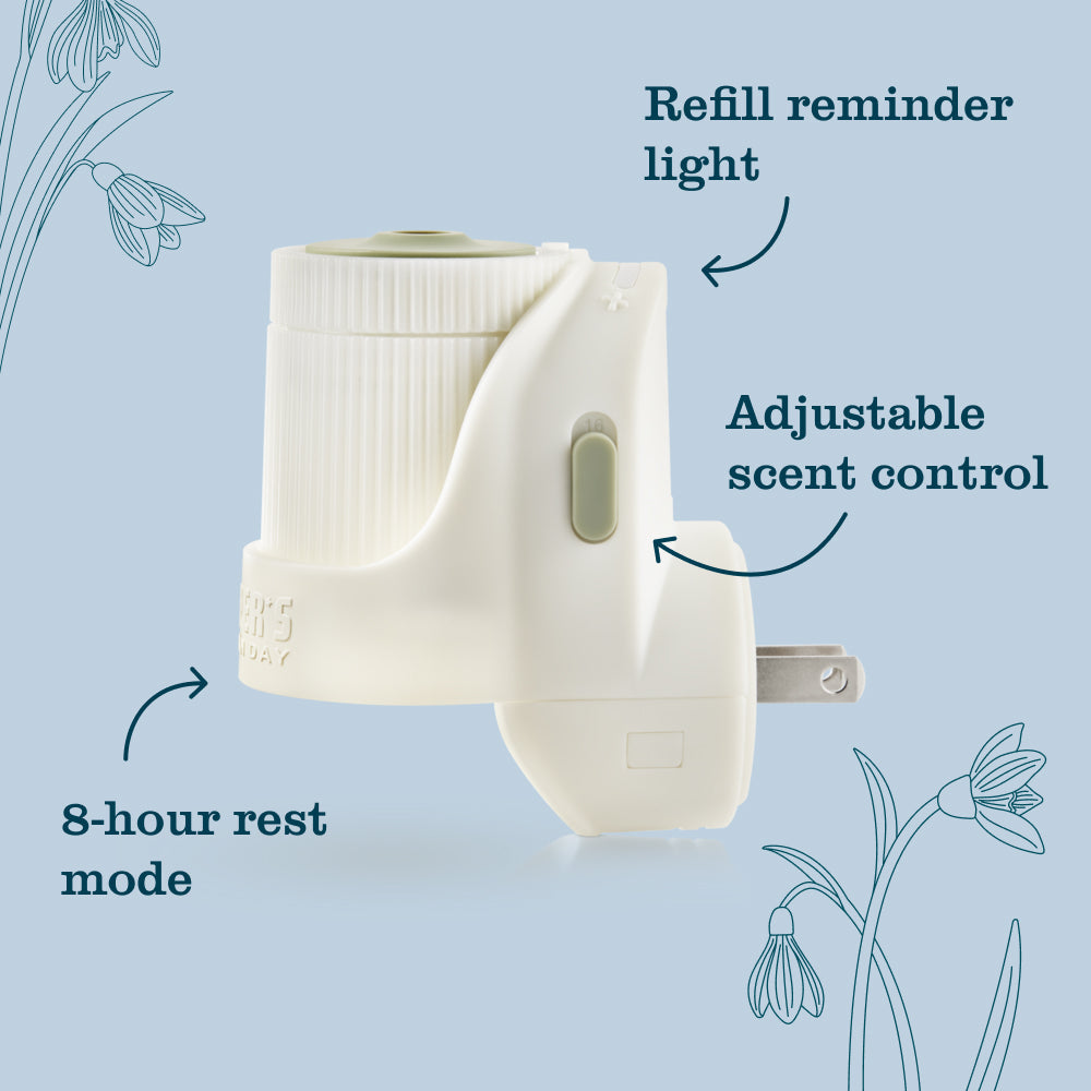 Mrs. Meyer's Snowdrop Plug-In Scented Oil Refill 2-Pack Home Essential