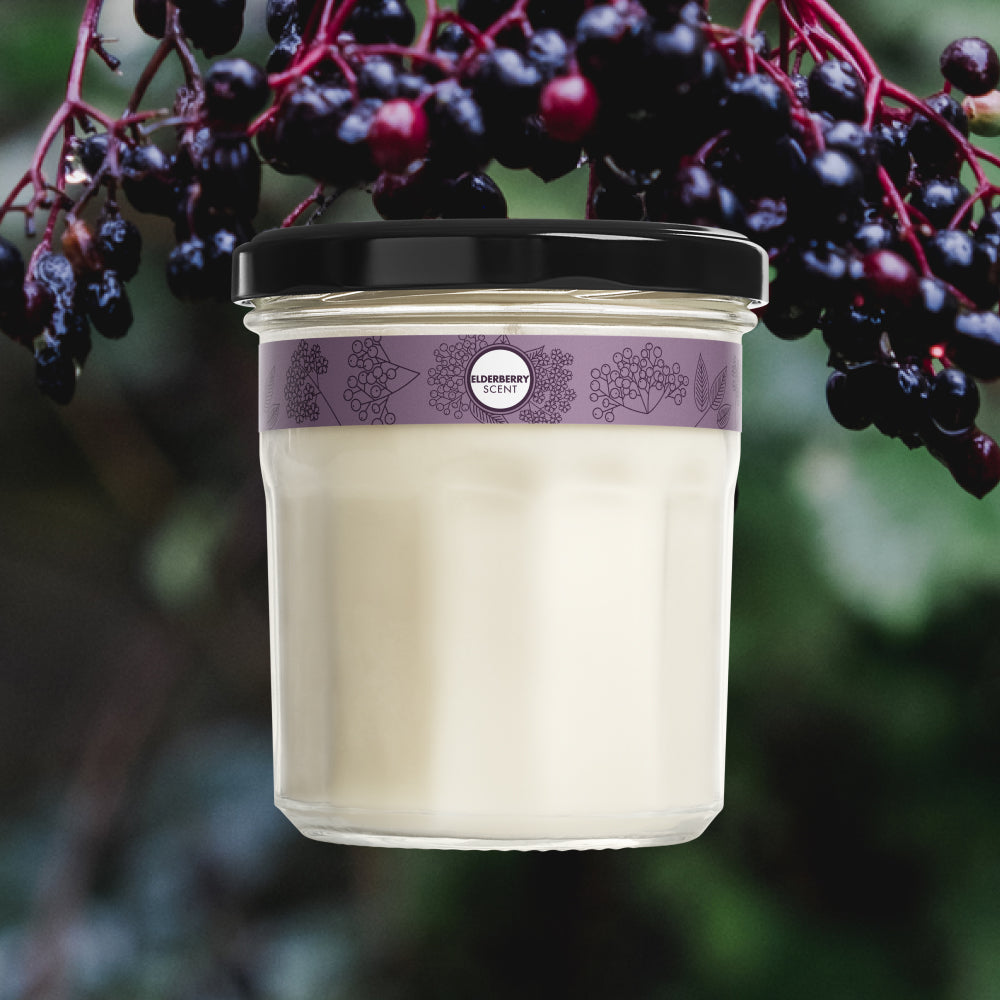 Mrs. Meyer's Elderberry Large Soy Candle