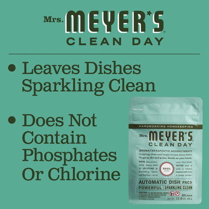 Mrs. Meyer's Basil Automatic Dish Packs Home Care