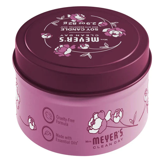 Mrs. Meyer's Peony Scented Tin Candle