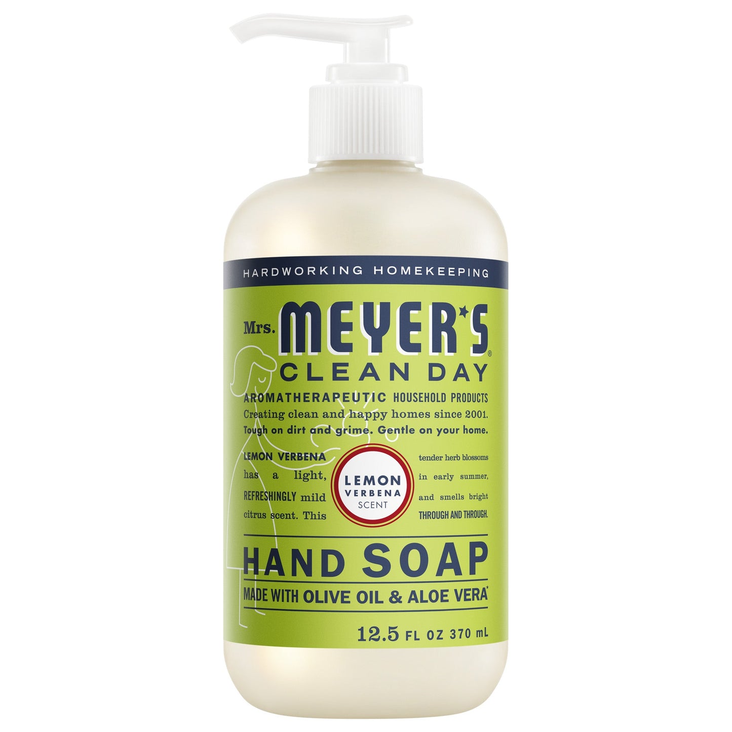 Mrs. Meyer's Lemon Verbena Liquid Hand Soap Home Essential