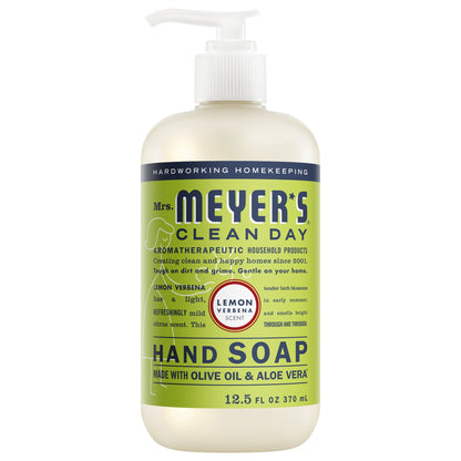 Mrs. Meyer's Lemon Verbena Liquid Hand Soap Home Essential