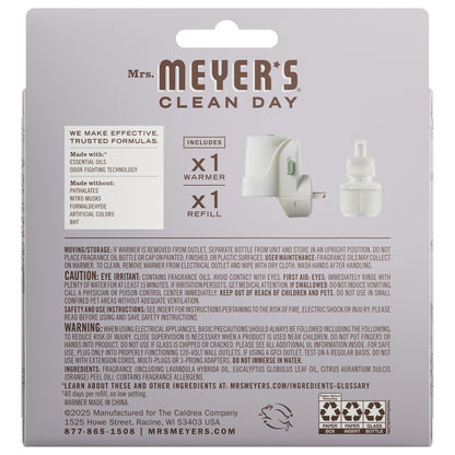 Mrs. Meyer's Lavender Plug-In Oil Warmer With Refill