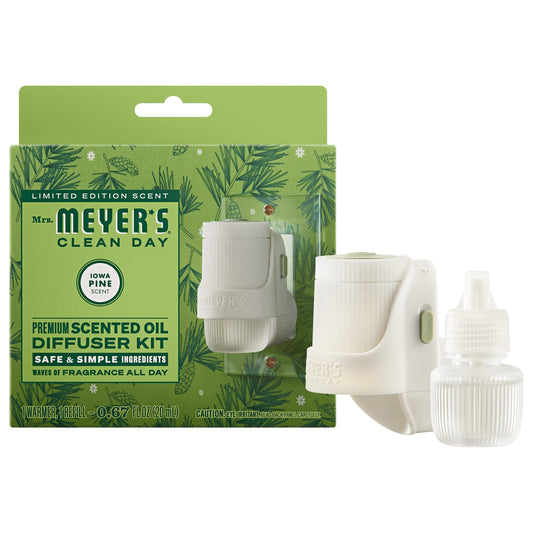 Mrs. Meyer's Iowa Pine Plug-In Oil Warmer With Refill