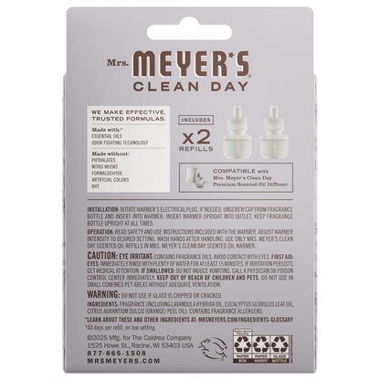 Mrs. Meyer's Lavender Plug-In Scented Oil Refill 2-Pack Home Essential