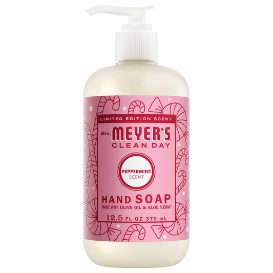 Mrs. Meyer's Peppermint Liquid Hand Soap Home Essential