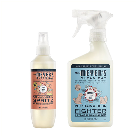 Mrs. Meyer's Cat Care Set Gift-Ready