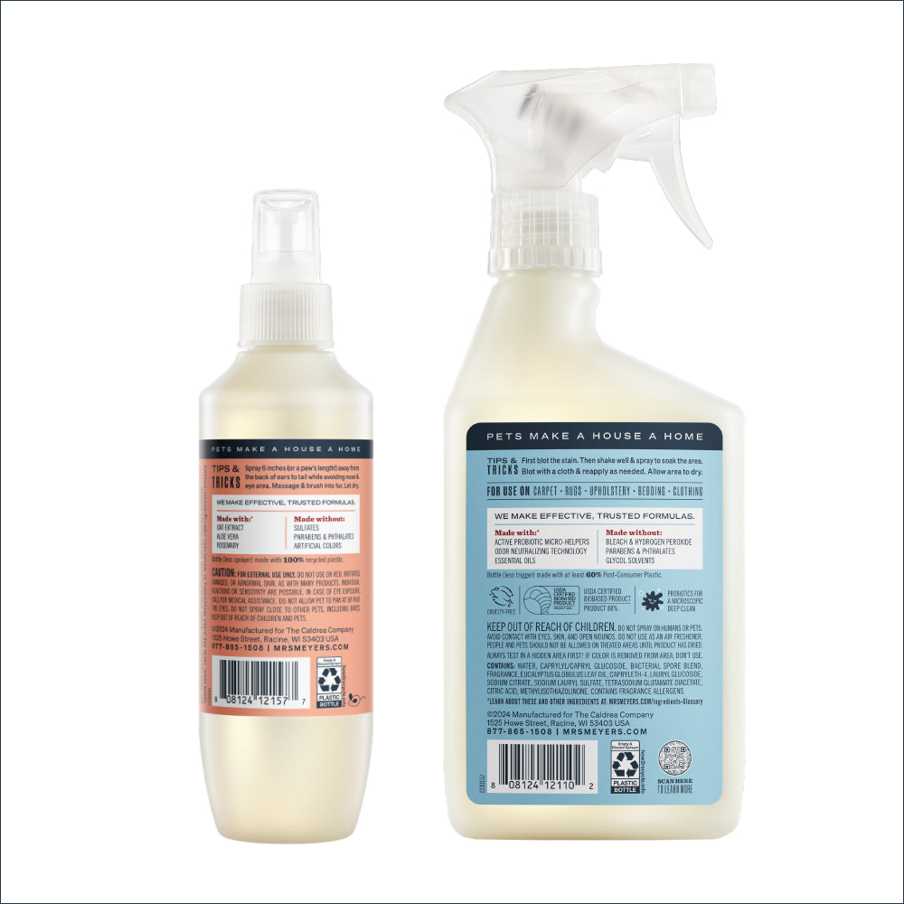 Mrs. Meyer's Cat Care Set Gift-Ready