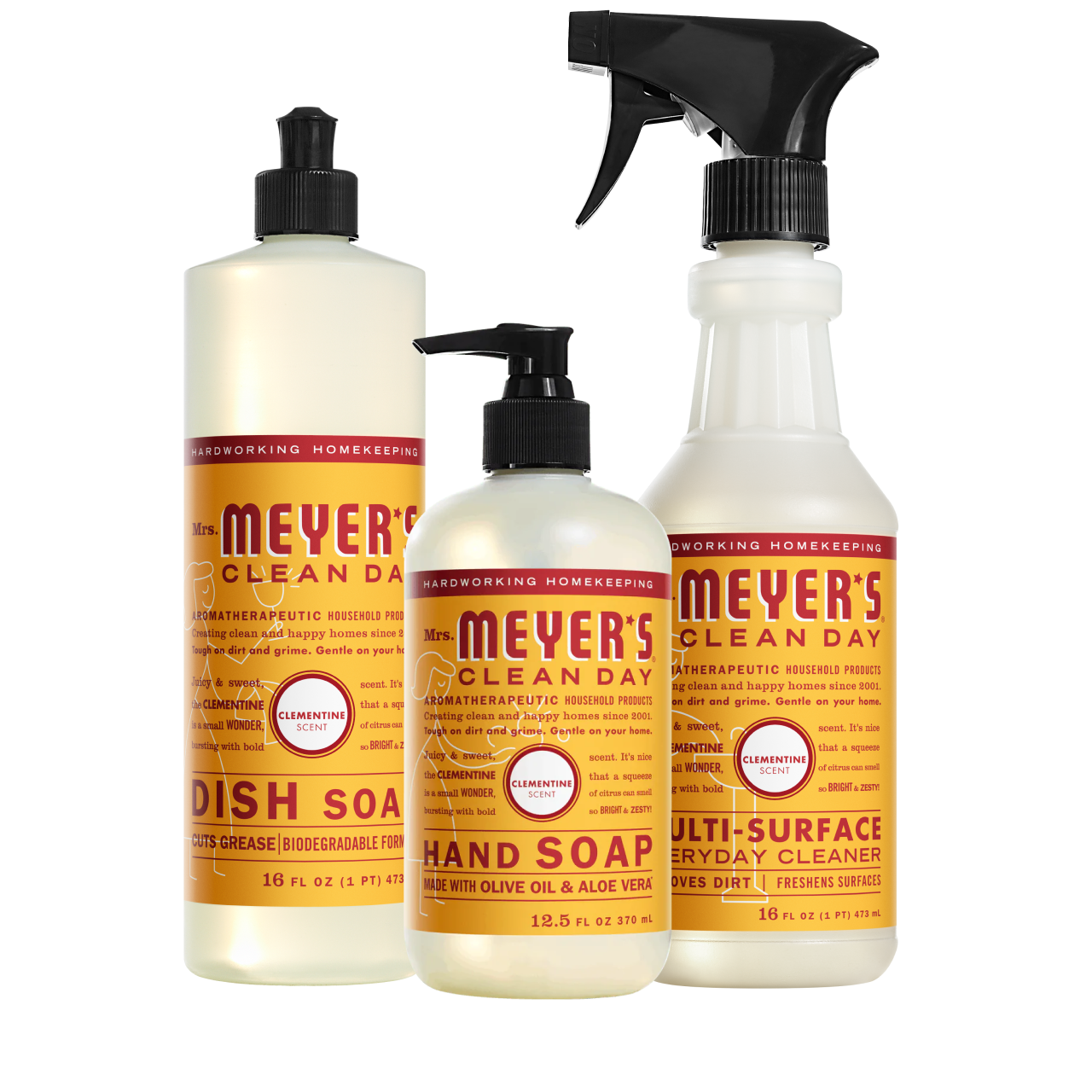 Mrs. Meyer's Clementine Kitchen Essentials Set