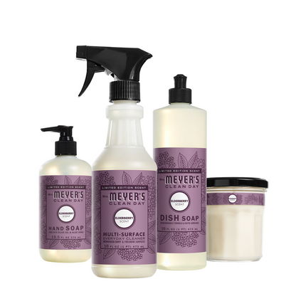 Mrs. Meyer's Elderberry Home Care Collection