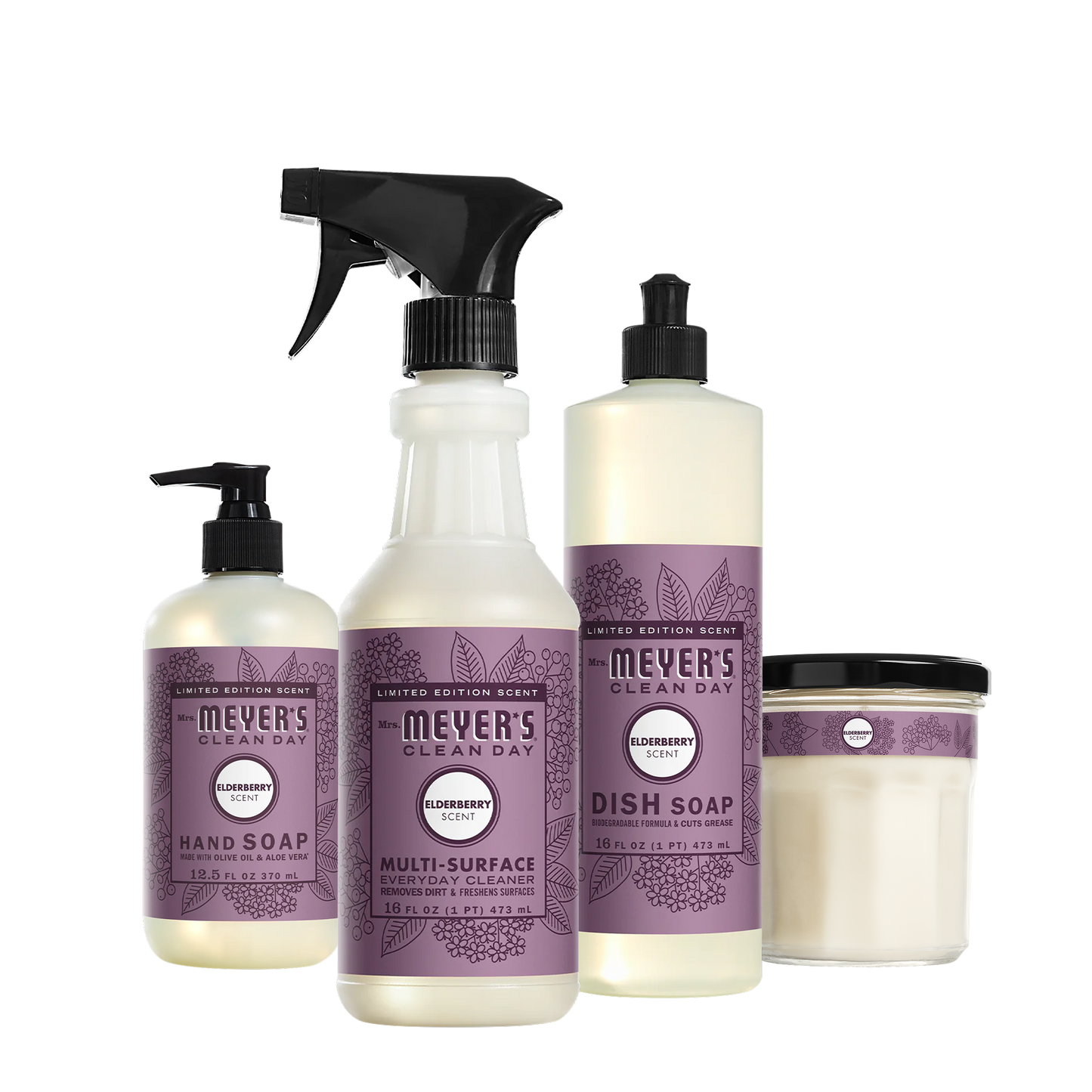 Mrs. Meyer's Elderberry Home Care Collection