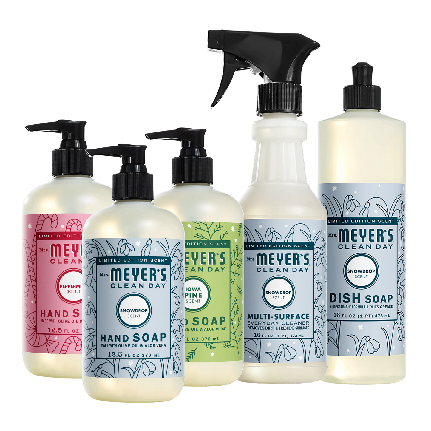 Mrs. Meyer's Holiday Essentials 5-Count Bundle Gift-Ready