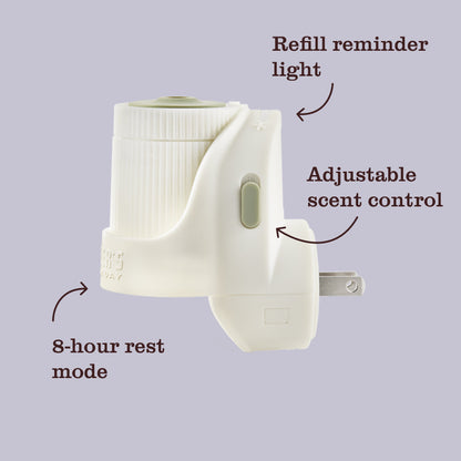 Mrs. Meyer's Snowdrop Plug-In Oil Warmer With Refill