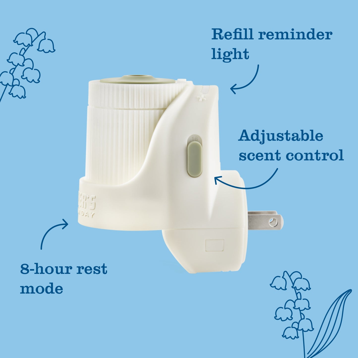 Mrs. Meyer's Rain Water Plug-In Oil Warmer With Refill