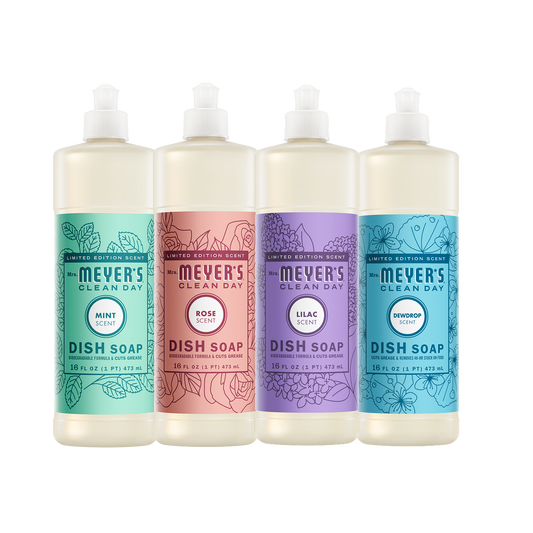 Mrs. Meyer's Spring Seasonal Liquid Dish Soap Collection