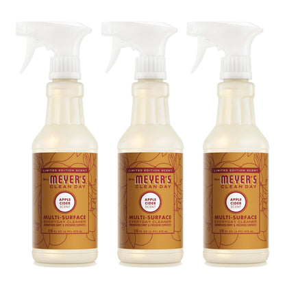 Mrs. Meyer's Apple Cider Everyday Multi-Surface Cleaner 3-Count Bundle