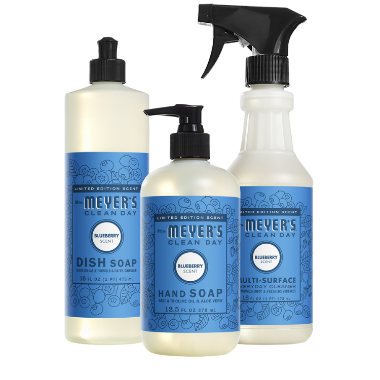 Mrs. Meyer's Blueberry Kitchen Essentials Set