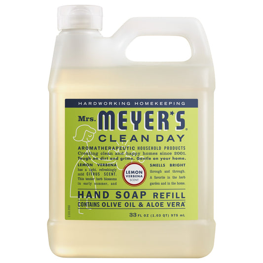 Mrs. Meyer's Lemon Verbena Liquid Hand Soap Refill Home Essential