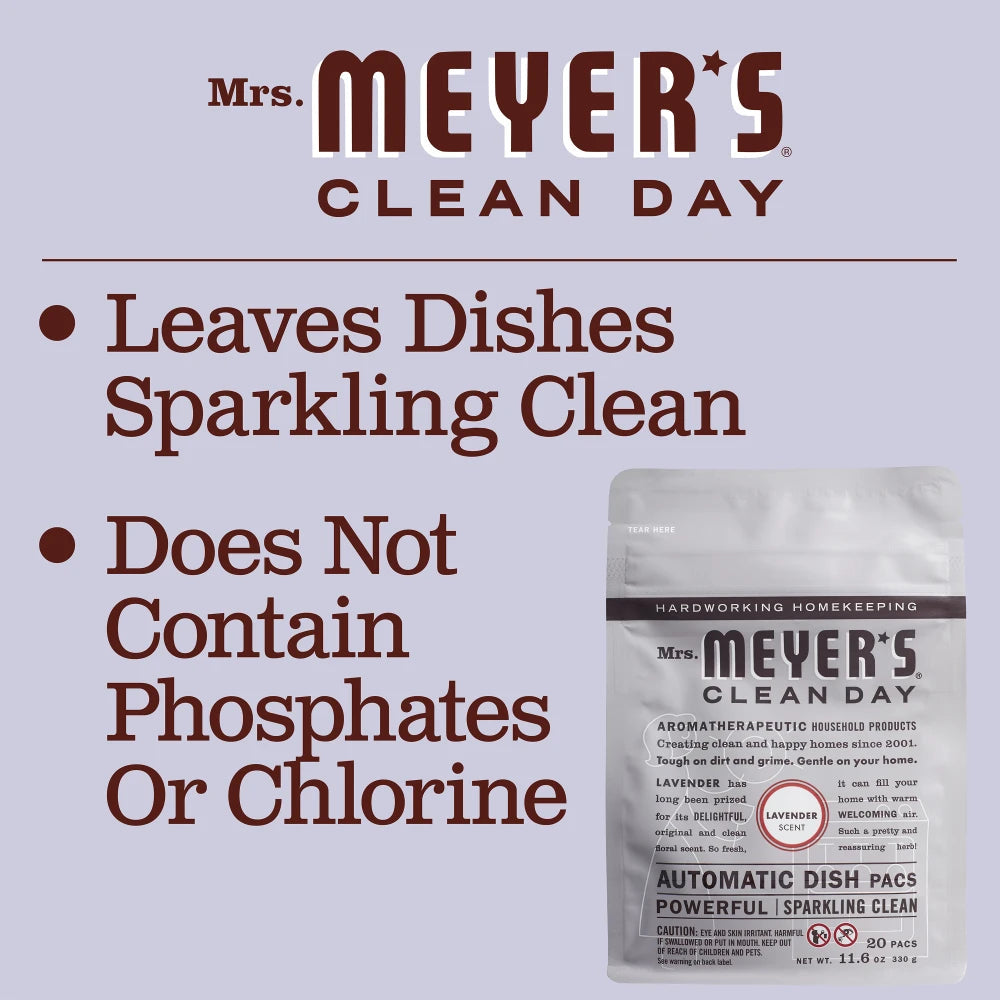 Mrs. Meyer's Lavender Automatic Dish Packs Home Care
