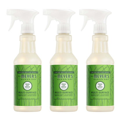Mrs. Meyer's Fresh Cut Grass Everyday Multi-Surface Cleaner 3-Count Bundle