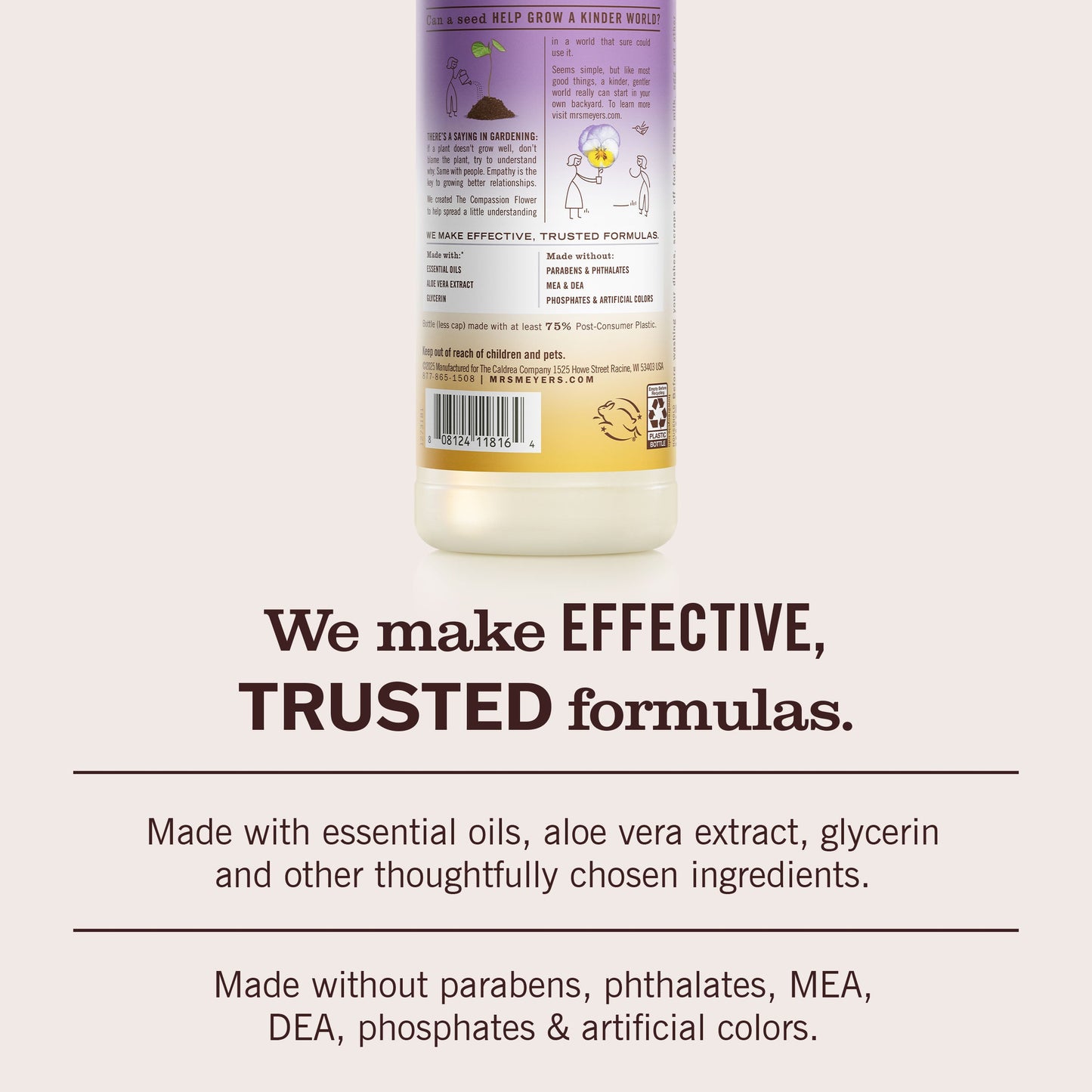 Mrs. Meyer's Compassion Flower Liquid Dish Soap