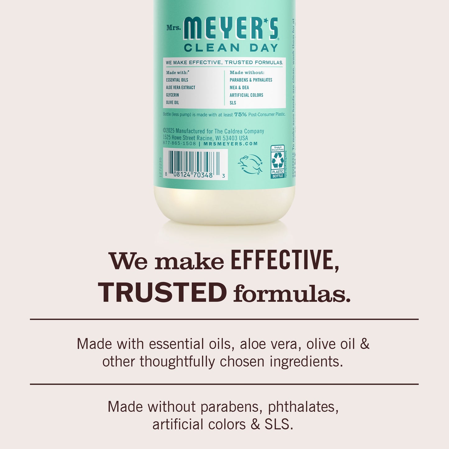 Mrs. Meyer's Mint Liquid Hand Soap Home Essential
