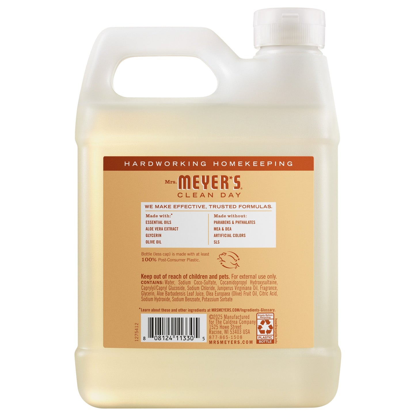 Mrs. Meyer's Oat Blossom Liquid Hand Soap Refill Home Essential