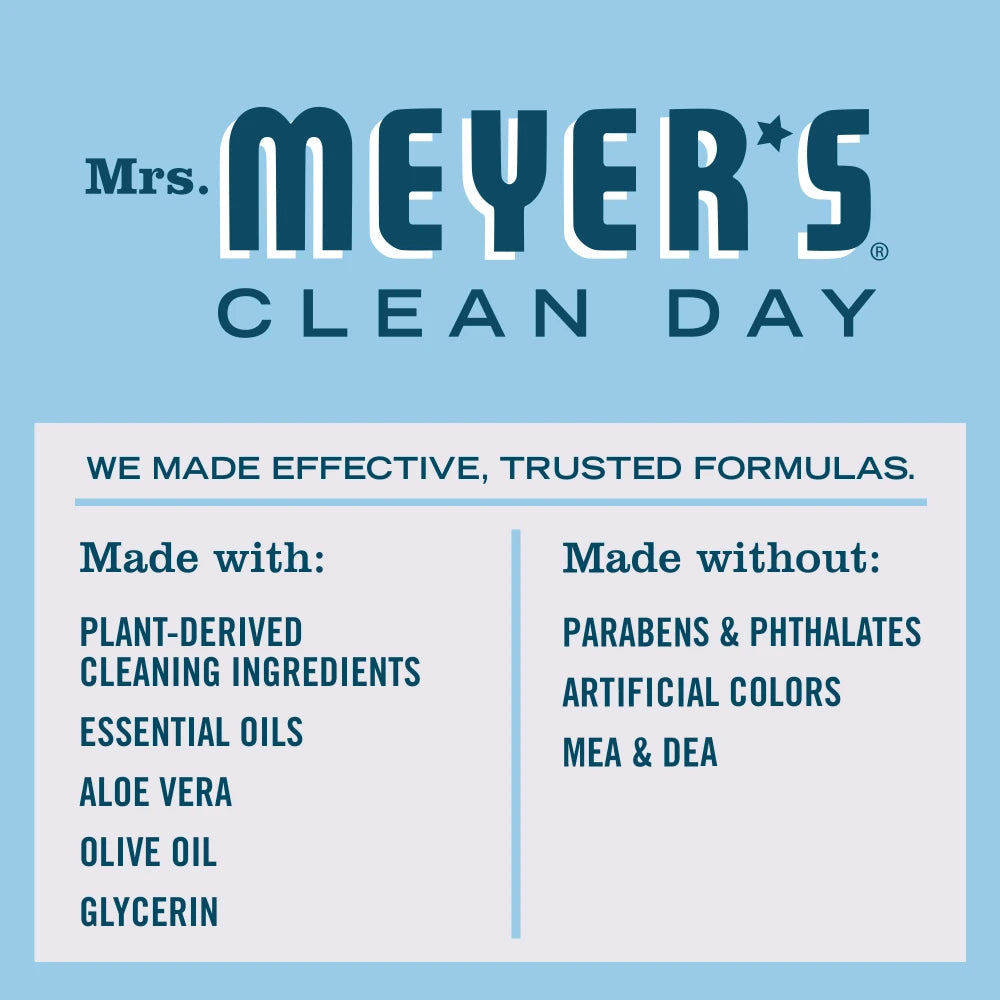 Mrs. Meyer's Rain Water Foaming Hand Soap Concentrate Refills 2-Pack Home Essential