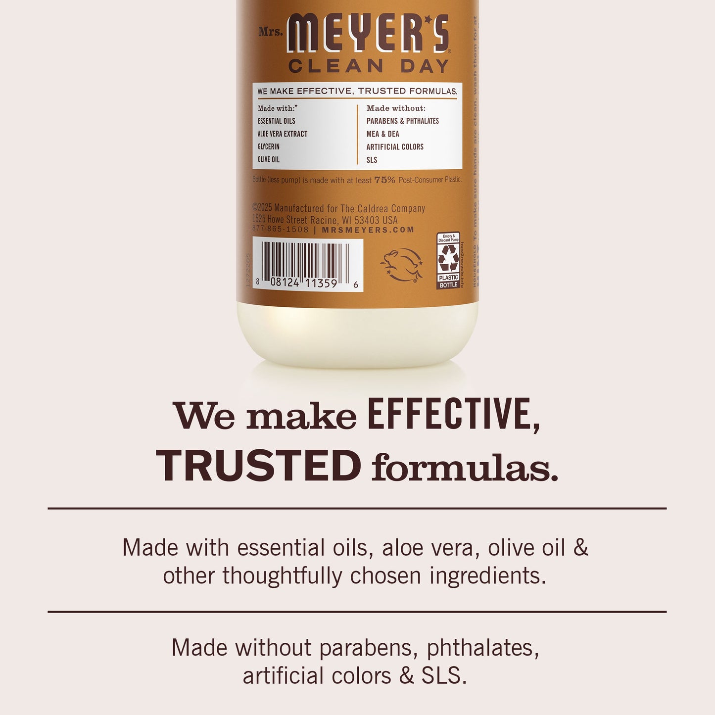 Mrs. Meyer's Acorn Spice Liquid Hand Soap 3-Count Bundle Gift-Ready