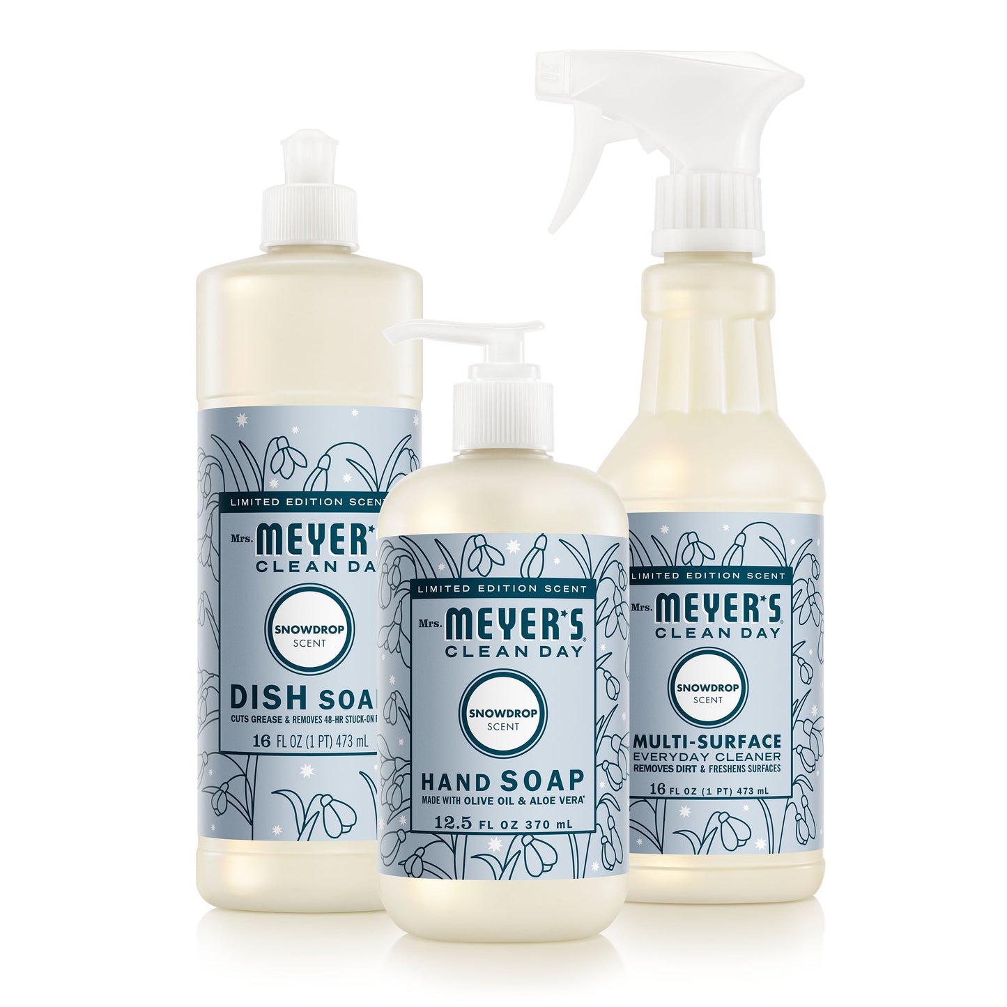 Mrs. Meyer's Snowdrop Kitchen Essentials Set
