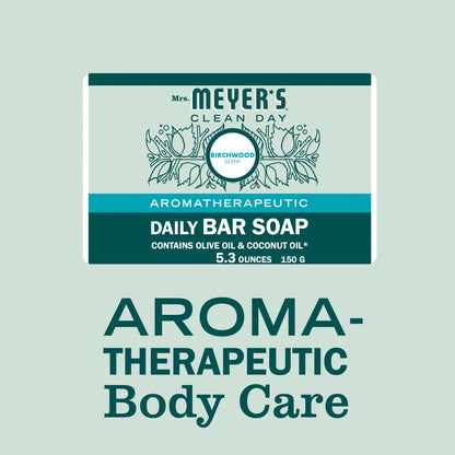 Mrs. Meyer's Birchwood Daily Bar Soap Home Essential