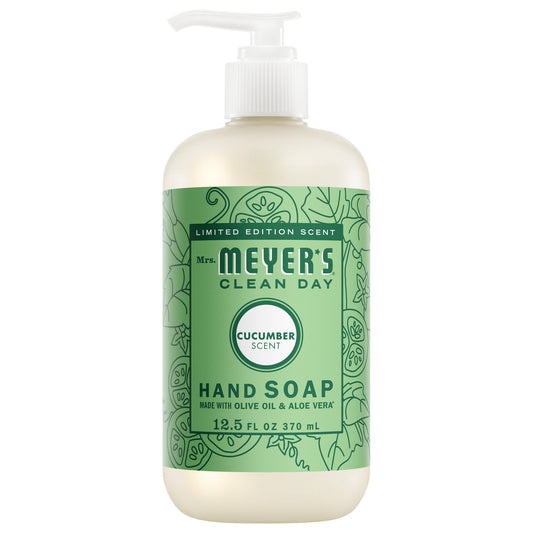 Mrs. Meyer's Cucumber Liquid Hand Soap Home Essential