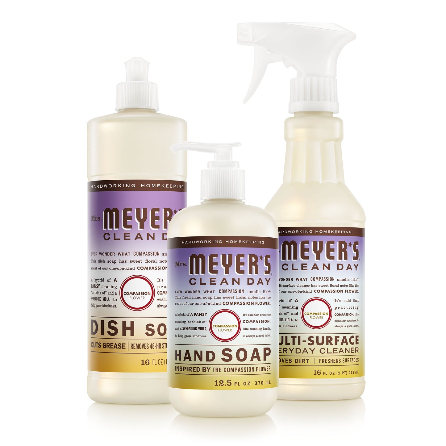 Mrs. Meyer's Compassion Flower Kitchen Essentials Set