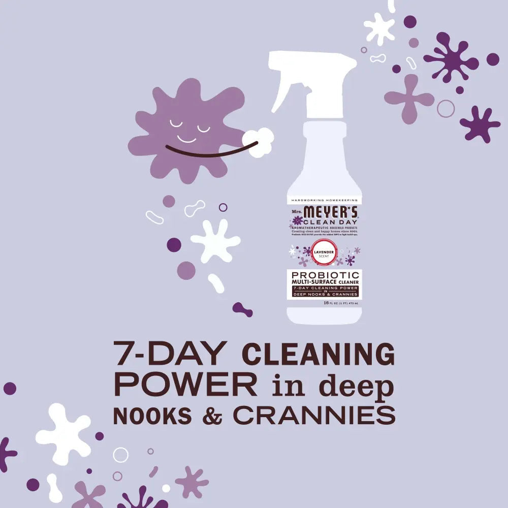 Mrs. Meyer's Lavender Probiotic Multi-Surface Cleaner Home Essential