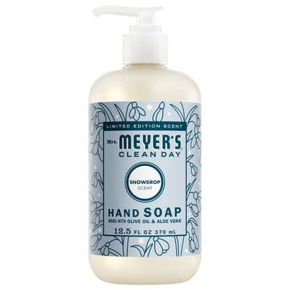Mrs. Meyer's Snowdrop Liquid Hand Soap Home Essential