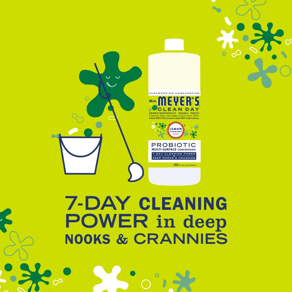 Mrs. Meyer's Lemon Verbena Probiotic Multi-Surface Concentrate Home Care