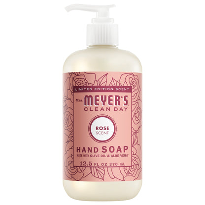 Mrs. Meyer's Rose Liquid Hand Soap Home Essential