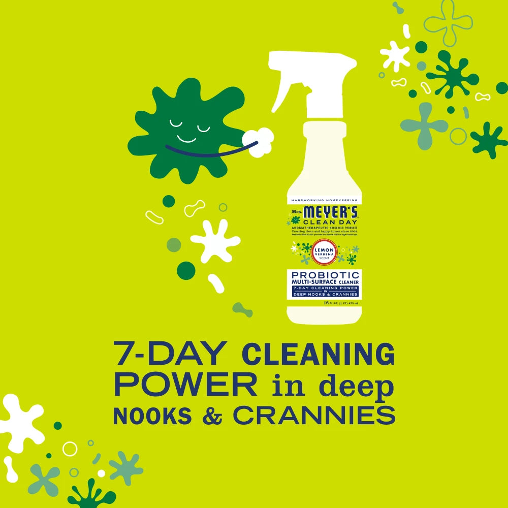 Mrs. Meyer's Lemon Verbena Probiotic Multi-Surface Cleaner Home Essential