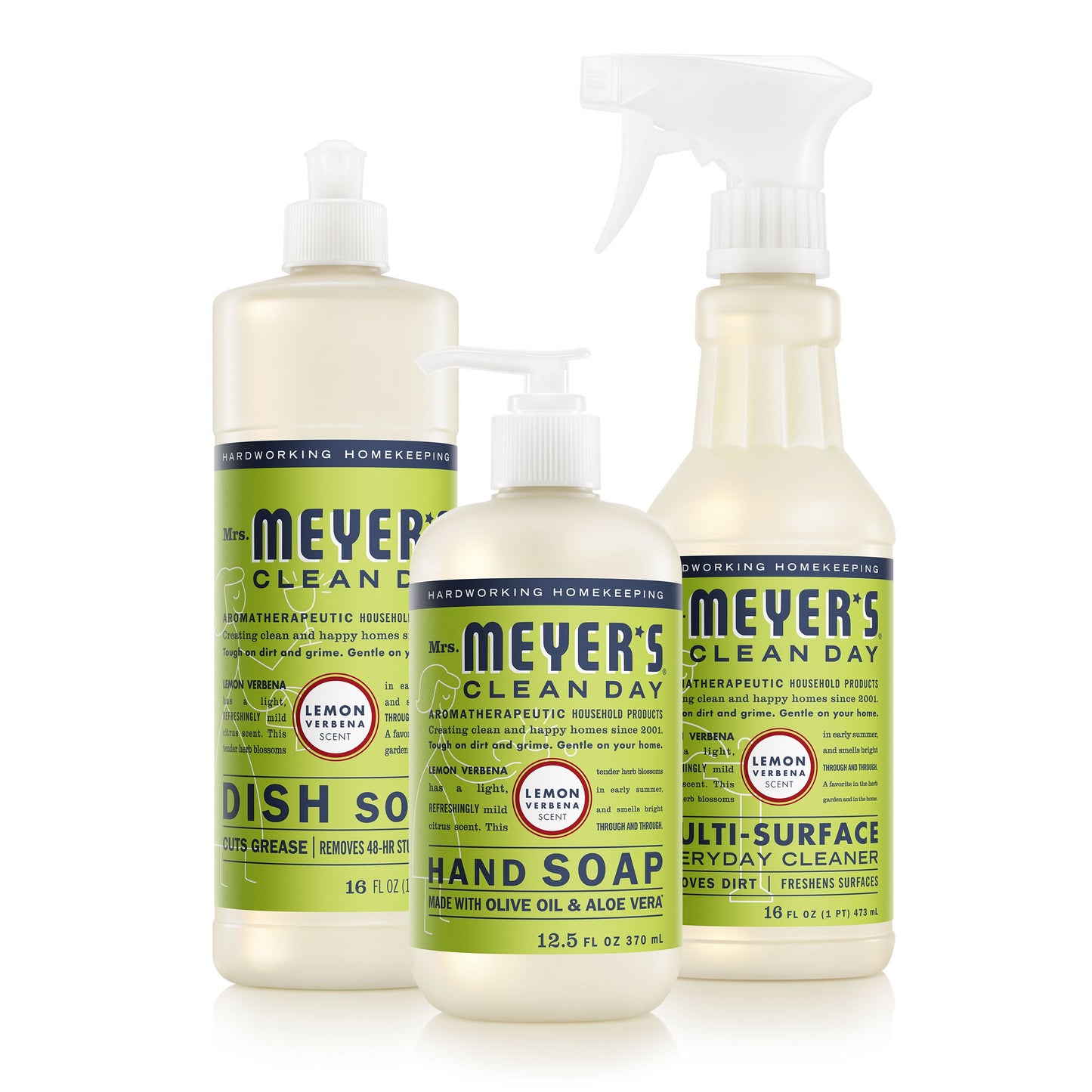Mrs. Meyer's Lemon Verbena Kitchen Essentials Set